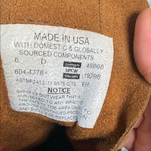 Thorogood Men's Brown Leather Steel Toe Boots - Picture 2 of 10